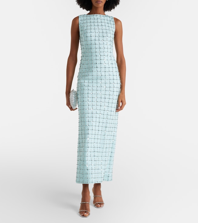 SIMKHAI Sequined maxi dress