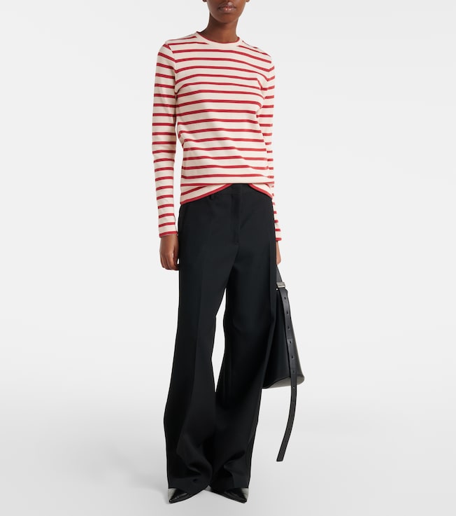 Jil Sander Striped cotton T-shirt