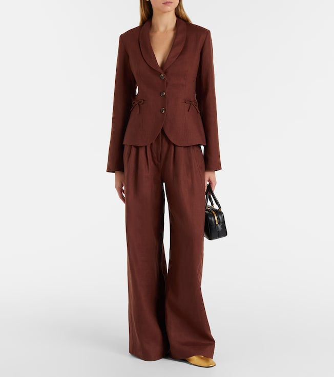 POSSE Sabine linen blazer