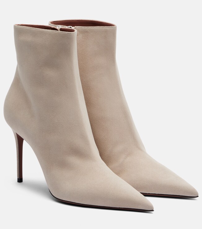 Paris Texas Vera 85 suede ankle boots