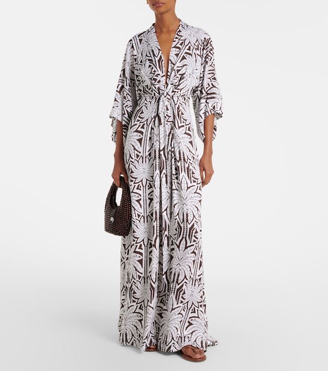 Melissa Odabash Eloise printed maxi dress