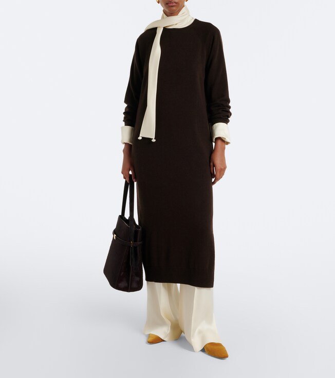 Jardin des Orangers Wool and cashmere sweater dress