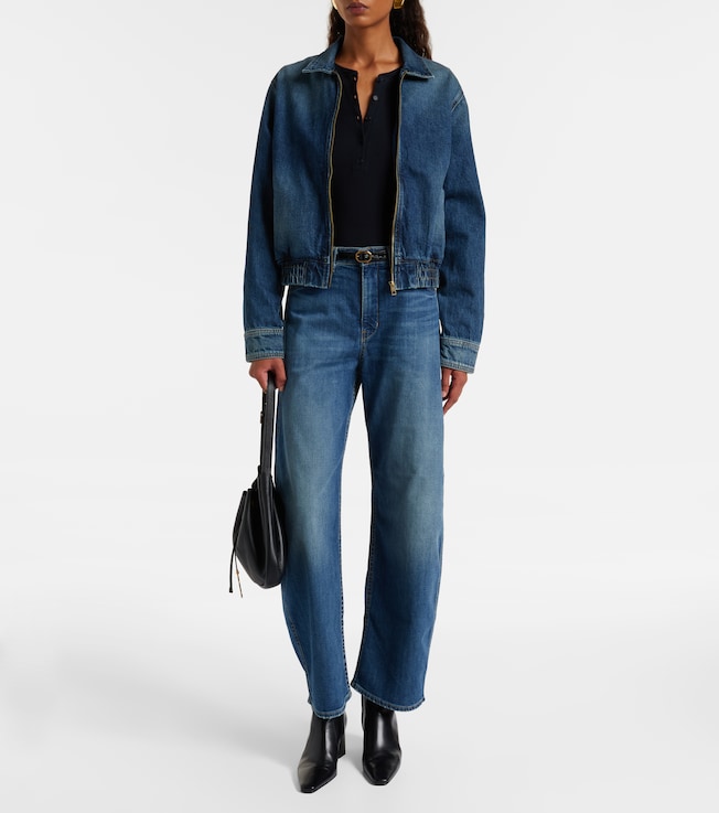 Nili Lotan Jordan cotton Henley shirt