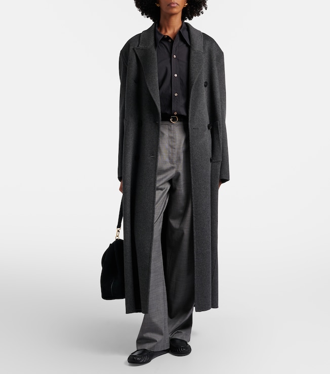 AURALEE - Wool-blend gabardine coat | Plush