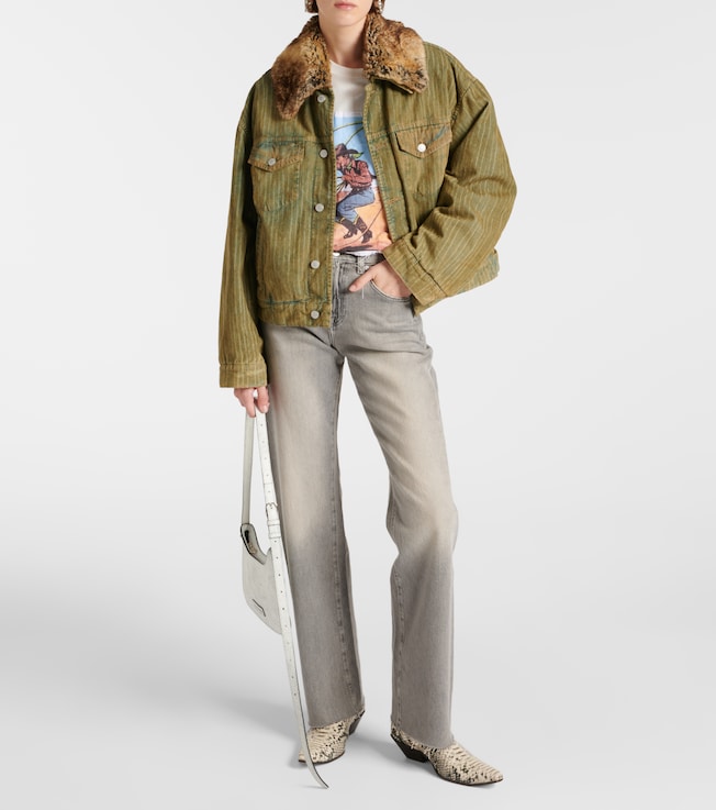 7 For All Mankind Tess high-rise wide-leg jeans