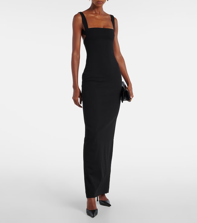 Solace London Joni crêpe gown