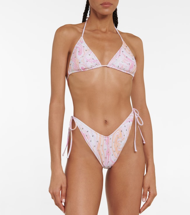 Reina Olga Susan embellished bikini bottoms