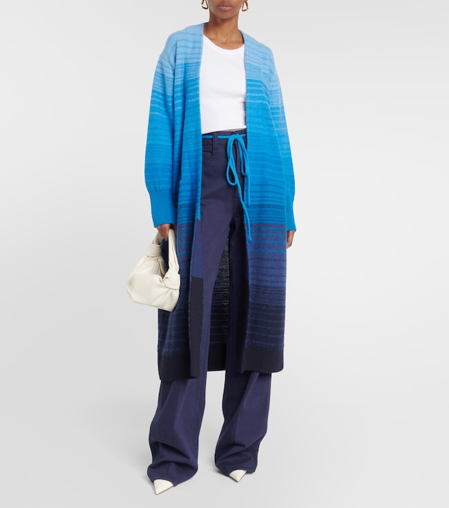 Dorothee Schumacher Blue Degrade ombré cardigan