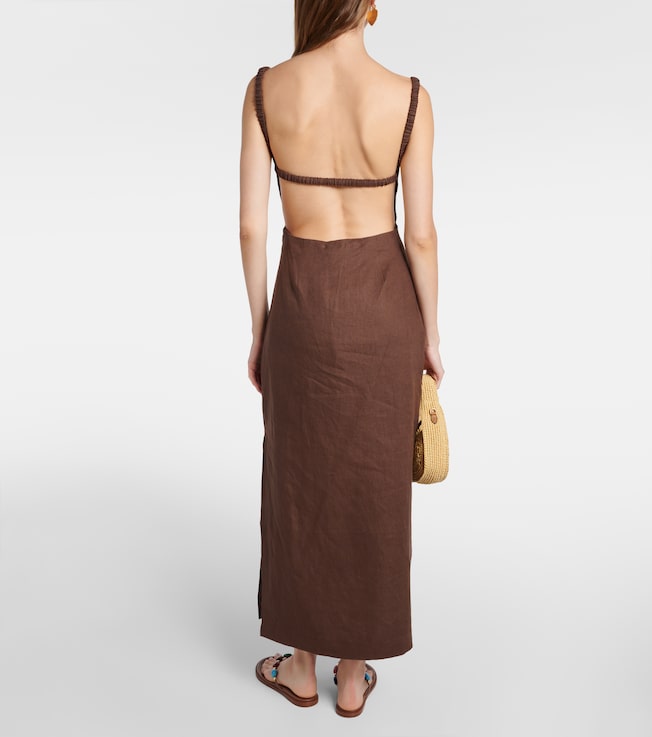 SIR. SIR Primrose ruched cotton minidress