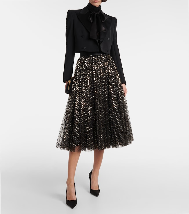 Dolce&Gabbana Sequined midi skirt