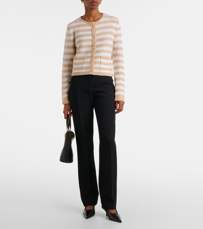 Jardin des Orangers Wool and cashmere cardigan