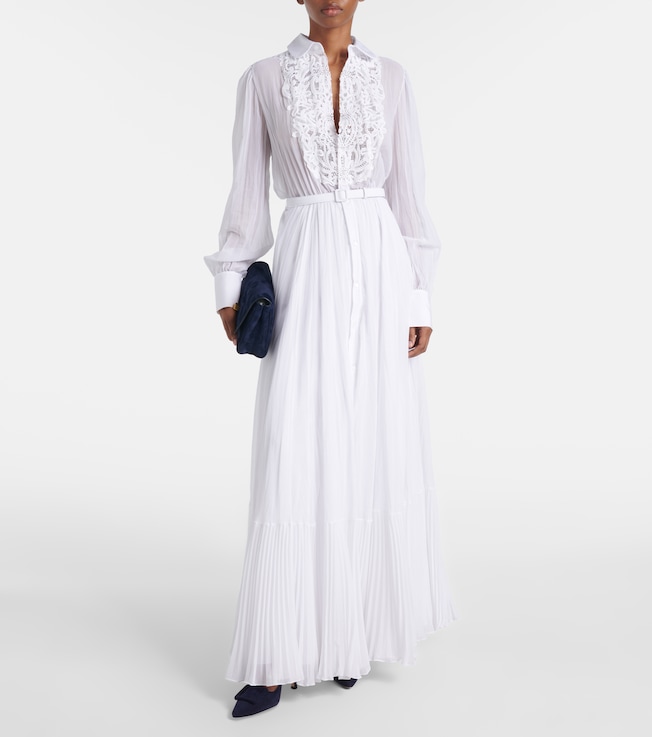 Ralph Lauren Collection Seymour cotton-blend cocktail dress