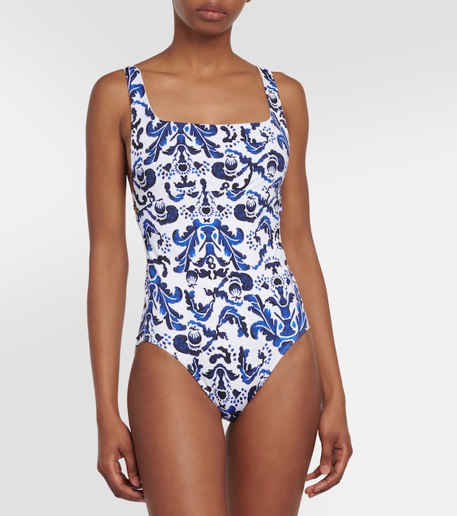 Emilia Wickstead Ana printed swimsuit