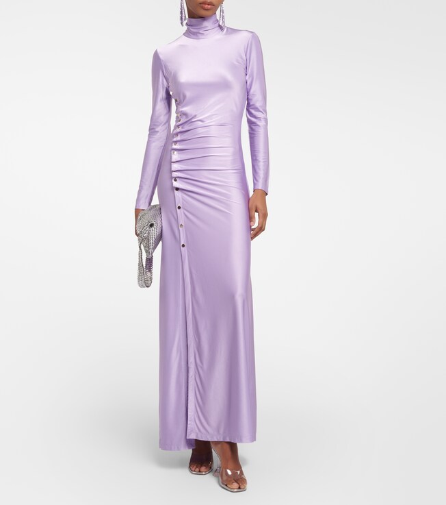 Robe aus Satin | Rabanne