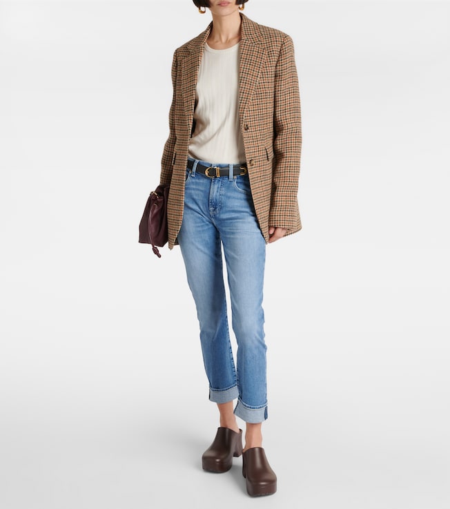 7 For All Mankind Low-rise slim jeans