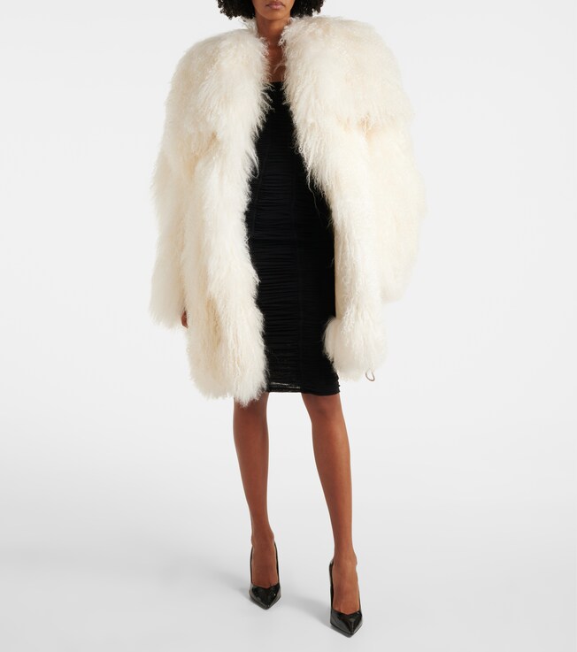 THE ATTICO Shearling coat