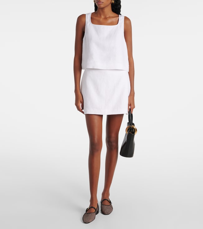 POSSE Alice linen miniskirt
