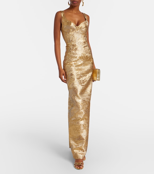 SIMKHAI Jacquard cocktail dress