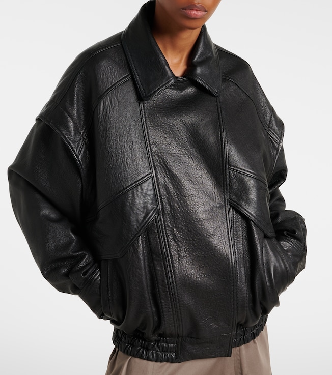 NOUR HAMMOUR Nour Hammour Micah leather jacket