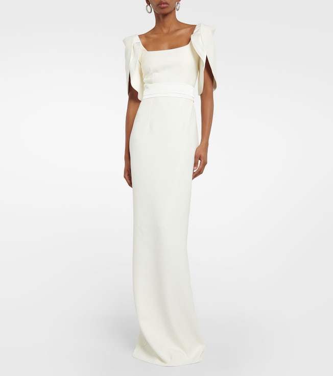 Safiyaa Crêpe bridal gown