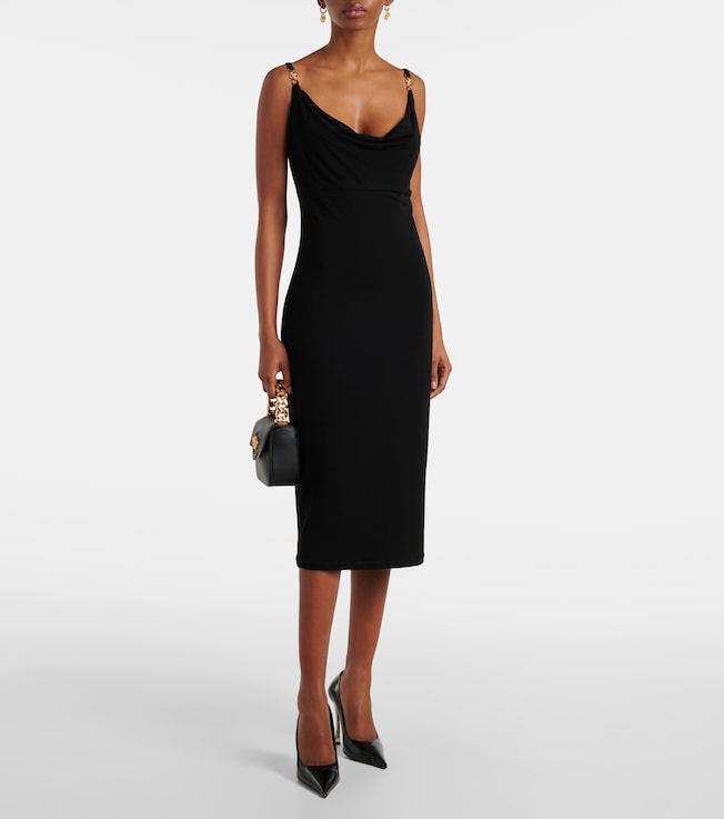 Versace Medusa '95 crêpe midi dress