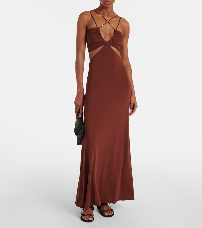 Eres Saba cutout jersey maxi dress