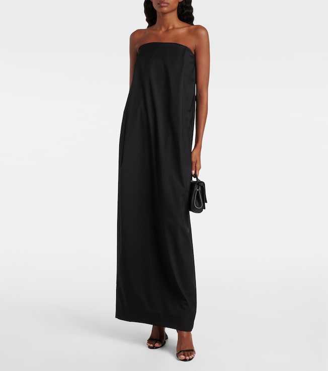 Entire Studios Strapless jersey maxi dress