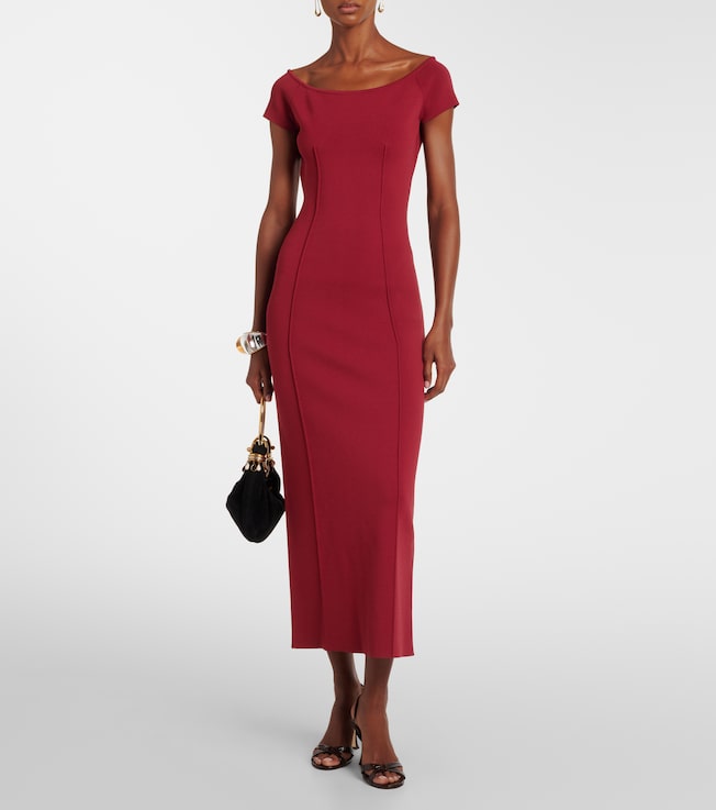 JOSEPH Foin jersey midi dress