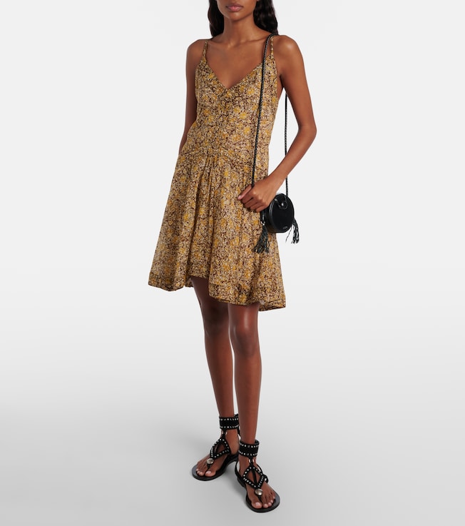 Marant Étoile Danielle floral cotton voile minidress