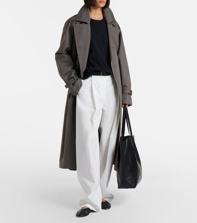 TOTEME Double-breasted cotton-blend trench coat