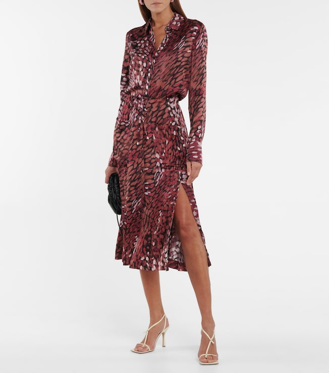 Altuzarra Tandy printed high-rise midi skirt