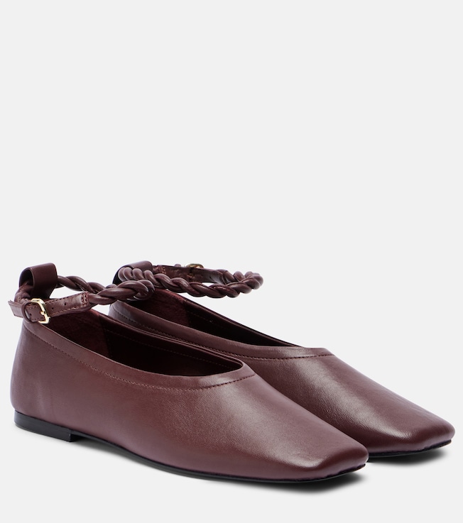 A.EMERY A. Emery Steele leather flats