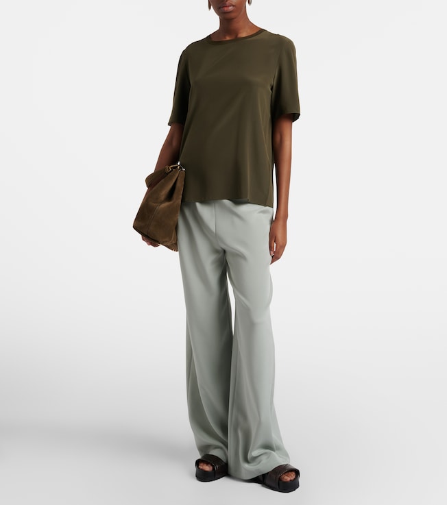 JOSEPH Rubin silk crêpe T-shirt
