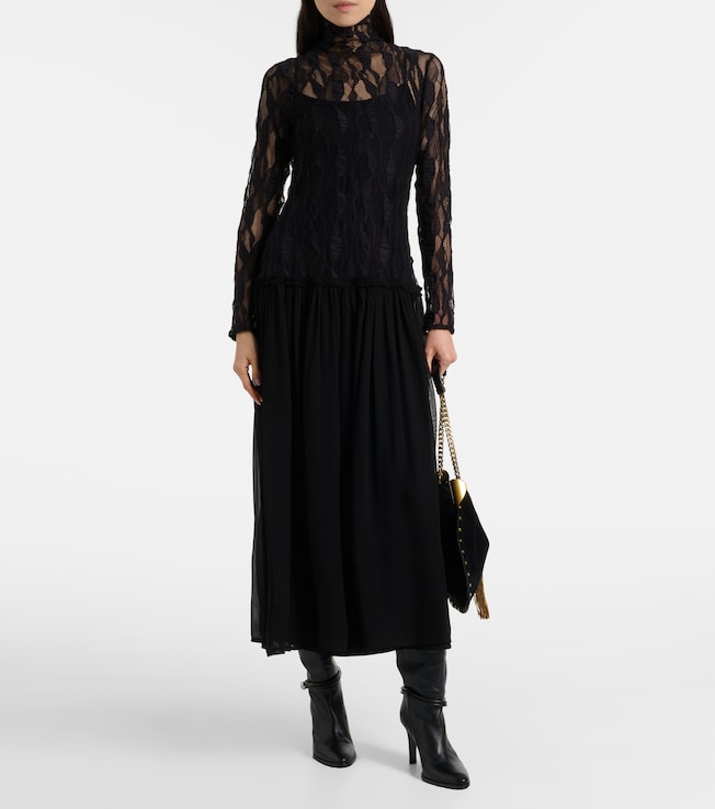 ulla johnson olga flutter sleeve lace poplin midi dress reviews Ulla Johnson Olga Flutter Sleeve Midi Dress in Claret at Nordstrom, Size 10