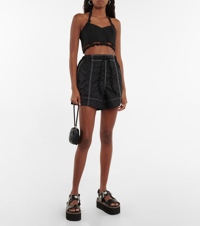 GANNI Sleeveless crop top