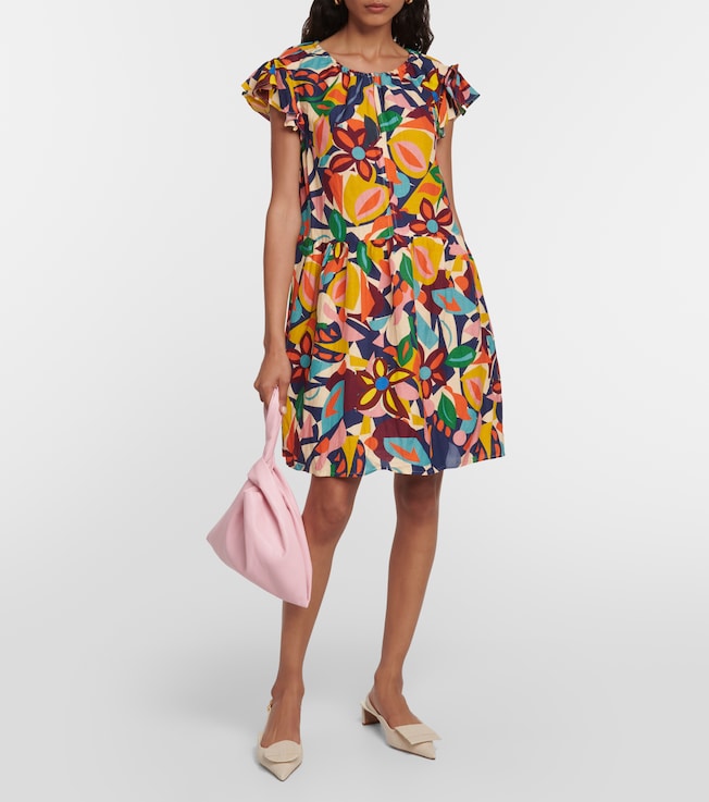 Velvet Alexandra printed minidress