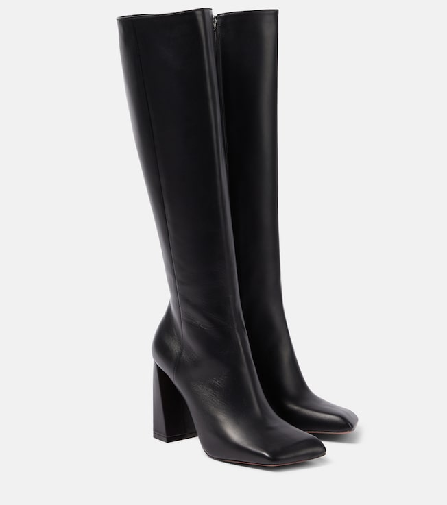 AMINA MUADDI Amina Muaddi Marine 95 nappa leather knee-high boots