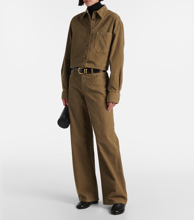 The Row Idro cotton corduroy shirt