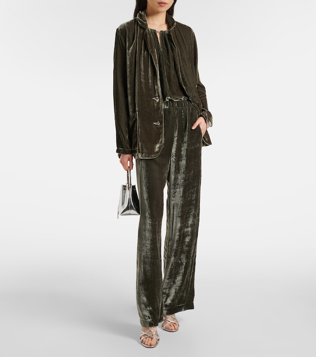 Velvet Sorine velvet straight pants