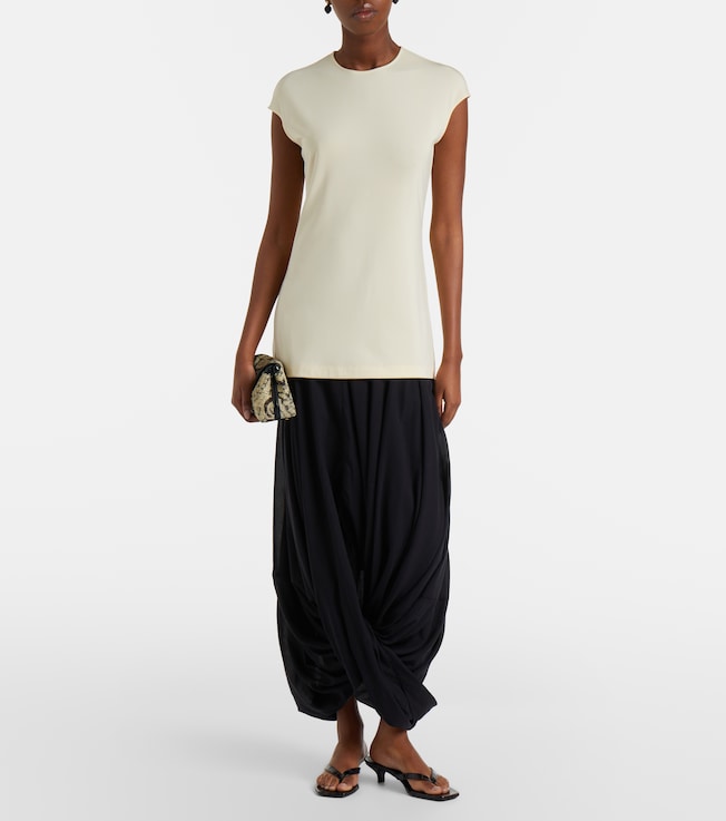 TOTEME Draped midi skirt