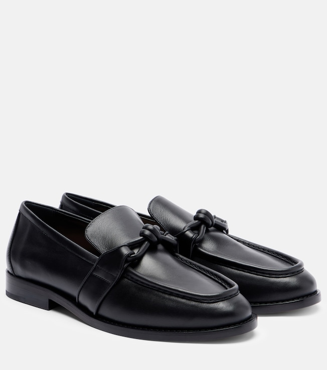 Bottega Veneta Astaire Knot leather loafers