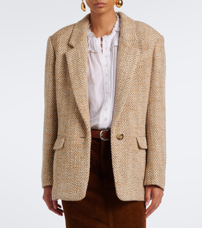 Marant Étoile Parly herringbone jacket