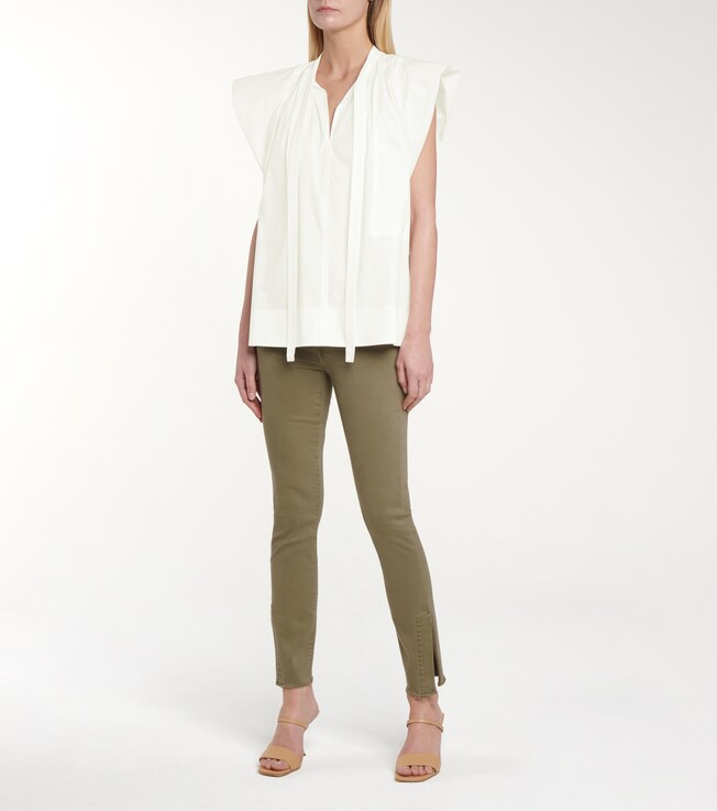 7 For All Mankind Ronnie Slim Illusion mid-rise skinny jeans