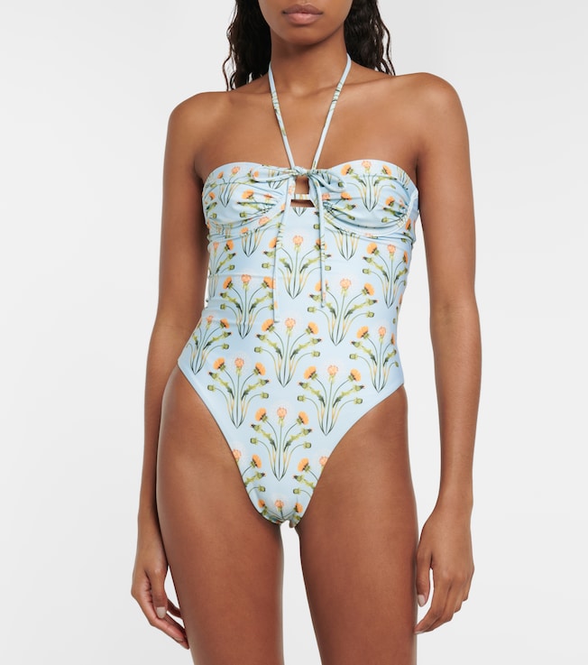 Agua by Agua Bendita Sándalo floral swimsuit