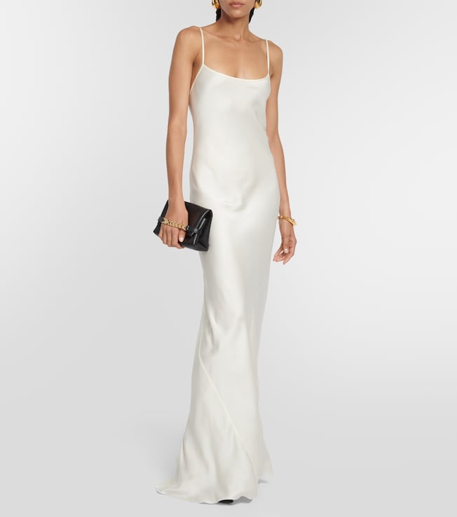 Victoria Beckham Satin slip dress