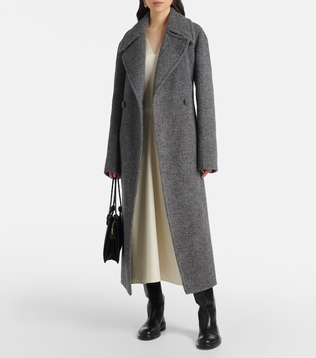 Jil Sander Belted wool-blend pile coat