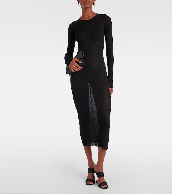 Rick Owens Knitted midi dress