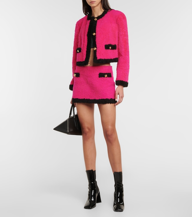 Blancha Shearling miniskirt