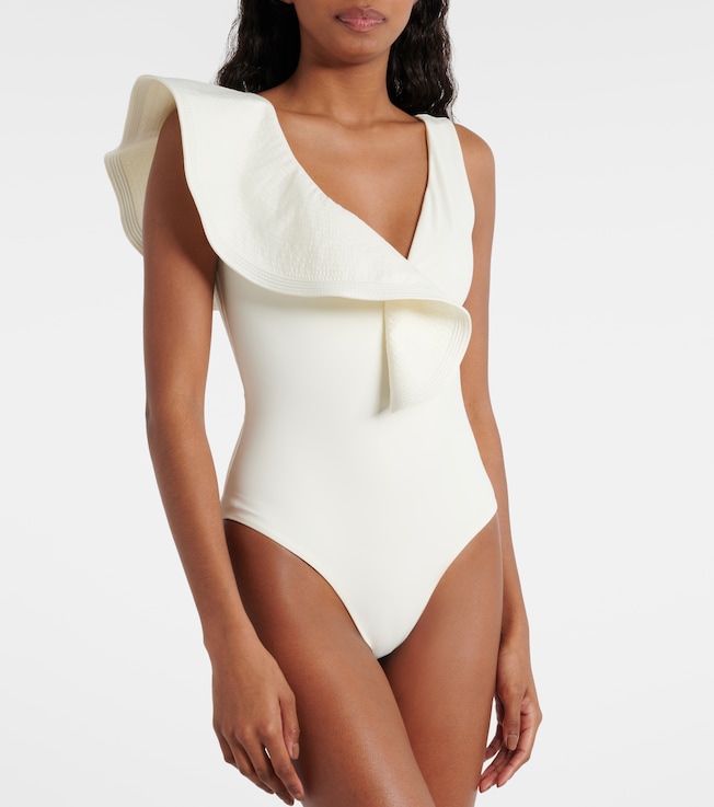 Johanna Ortiz Ruffled swimsuit