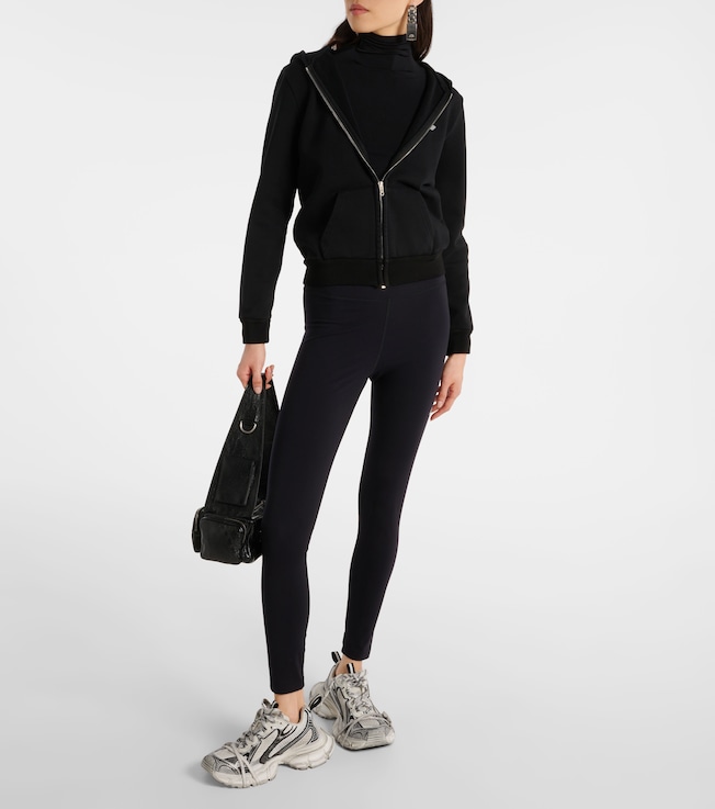 Balenciaga Cotton-blend jersey hoodie